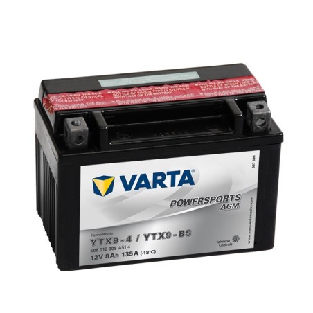 VARTA AGM YTX9-BS 12v 8Аh 135A