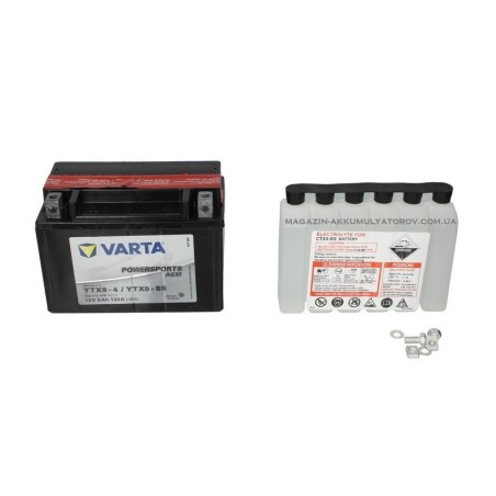 VARTA AGM YTX9-BS 12v 8Аh 135A