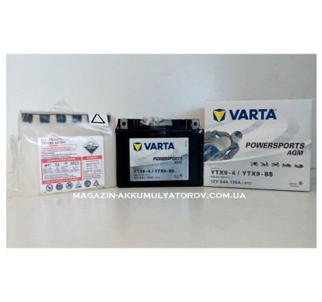 VARTA AGM YTX9-BS 12v 8Аh 135A