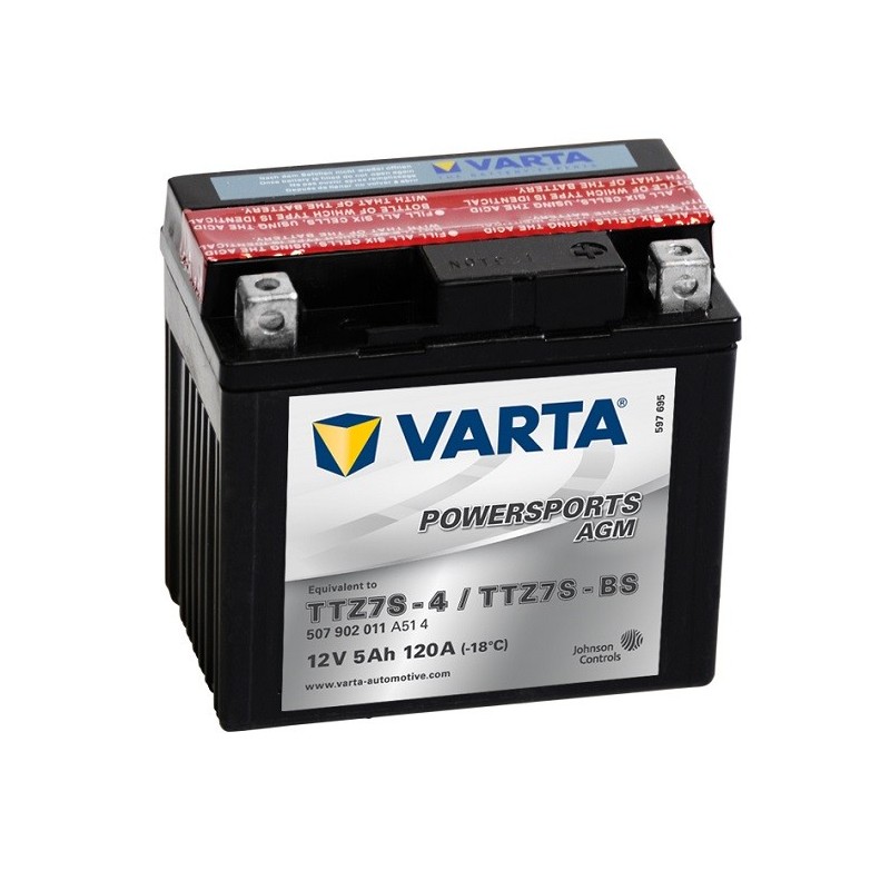 VARTA AGM TTZ7S-BS 12v 5Аh 120A