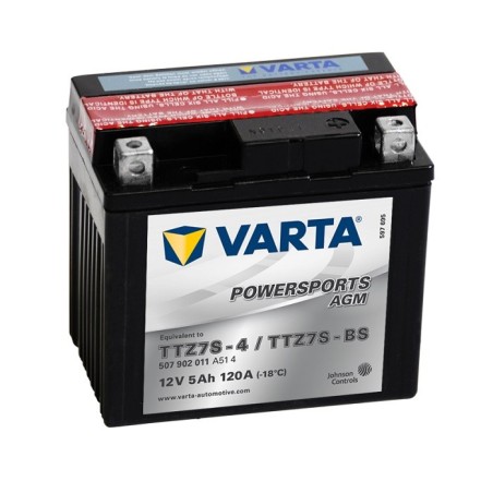VARTA AGM TTZ7S-BS 12v 5Аh 120A