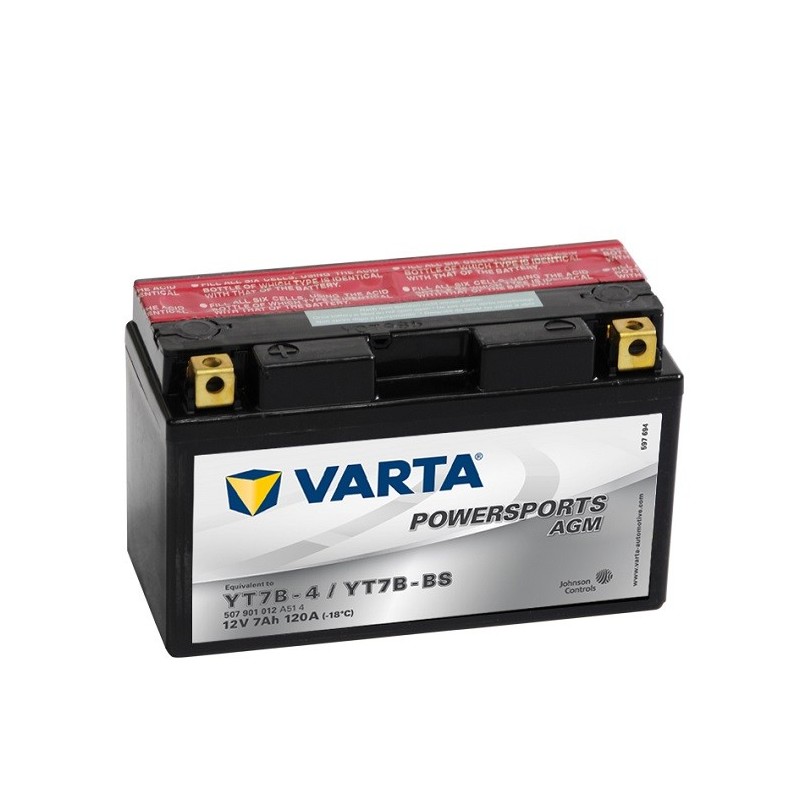 VARTA AGM YT7B-BS 12v 7Аh 120A