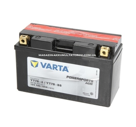 VARTA AGM YT7B-BS 12v 7Аh 120A