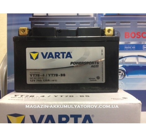 VARTA AGM YT7B-BS 12v 7Аh 120A