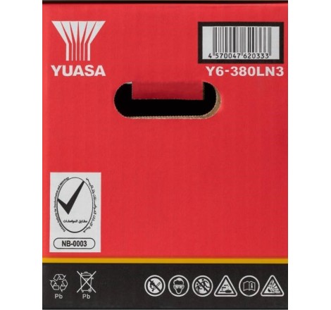 Акумулятор GS YUASA 380LN3-MF 20HR 70Ah CCA 600A