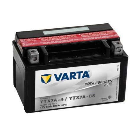 VARTA AGM YTX7A-BS 12v 6Аh 100A