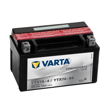VARTA AGM YTX7A-BS 12v 6Аh 100A