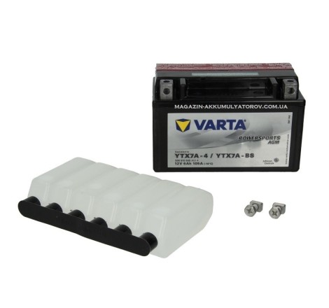 VARTA AGM YTX7A-BS 12v 6Аh 100A