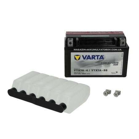 VARTA AGM YTX7A-BS 12v 6Аh 100A