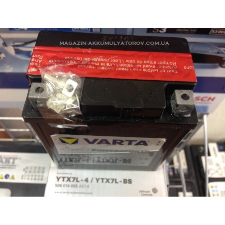 VARTA AGM YTX7L-BS 12v 6Ah 100A