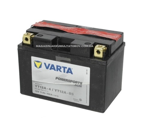 VARTA YT12A-BS 12V 11Ah 160A