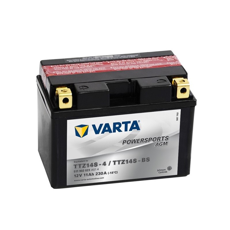 VARTA AGM TTZ14S-BS 12V 11Ah 230A