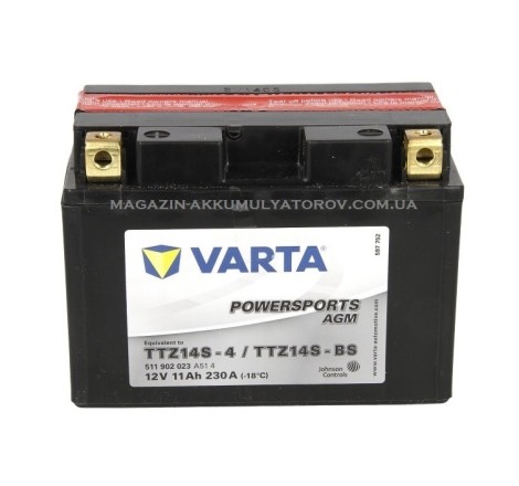 VARTA AGM TTZ14S-BS 12V 11Ah 230A