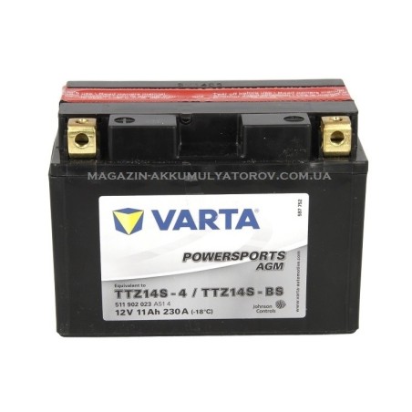VARTA AGM TTZ14S-BS 12V 11Ah 230A