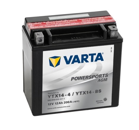 VARTA AGM YTX14-BS 12V 12Ah 200A