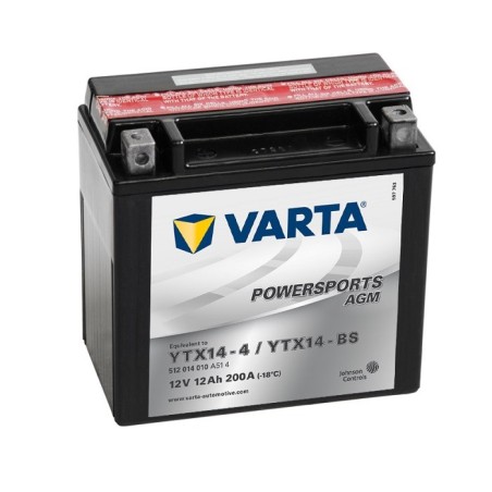 VARTA AGM YTX14-BS 12V 12Ah 200A