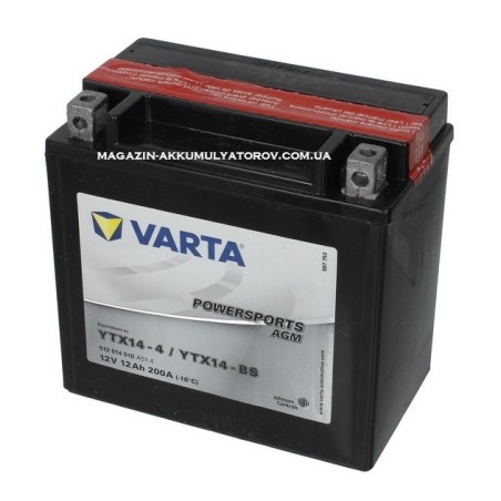 VARTA AGM YTX14-BS 12V 12Ah 200A