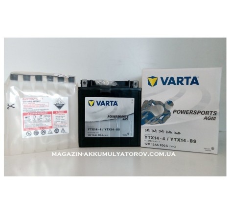 VARTA AGM YTX14-BS 12V 12Ah 200A