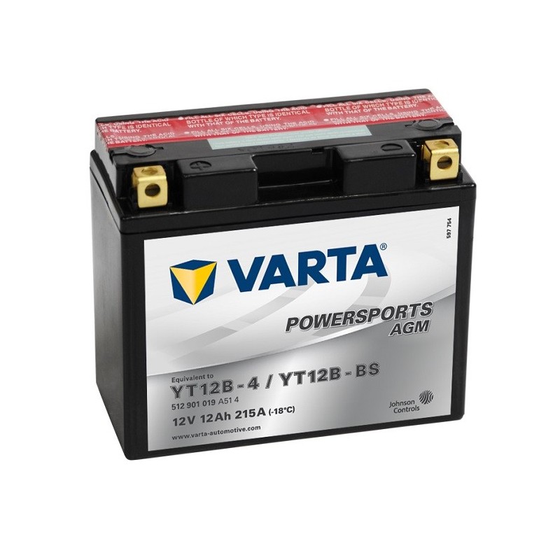 VARTA AGM YT12B-BS 12V 12Ah 215A