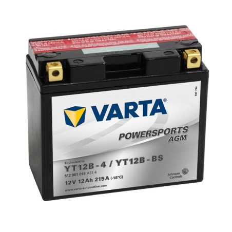 VARTA AGM YT12B-BS 12V 12Ah 215A
