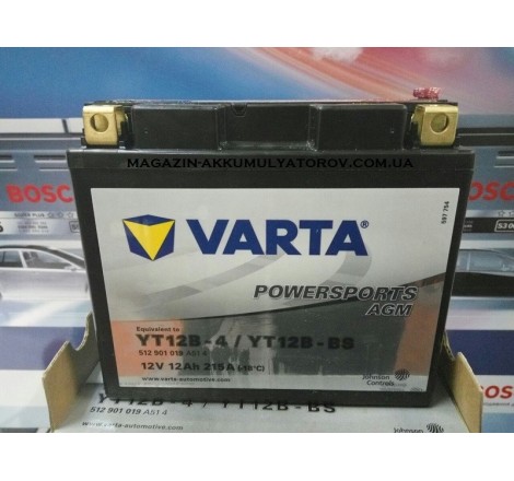 VARTA AGM YT12B-BS 12V 12Ah 215A