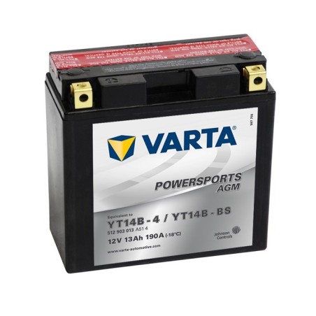 VARTA AGM YT14B-BS 12V 13Ah 190A