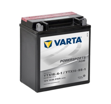 VARTA AGM YTX16-BS-1 12V 14Ah 210A