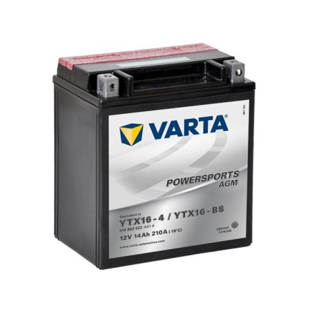 VARTA AGM YTX16-BS 12V 14Ah 210A
