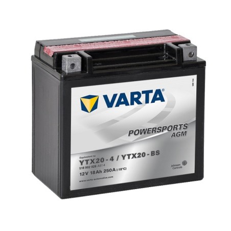 VARTA AGM YTX20-BS 18Ah 250A