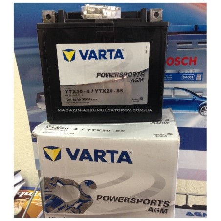 VARTA AGM YTX20-BS 18Ah 250A
