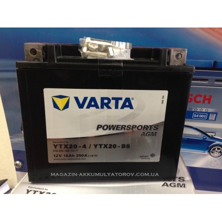 VARTA AGM YTX20-BS 18Ah 250A
