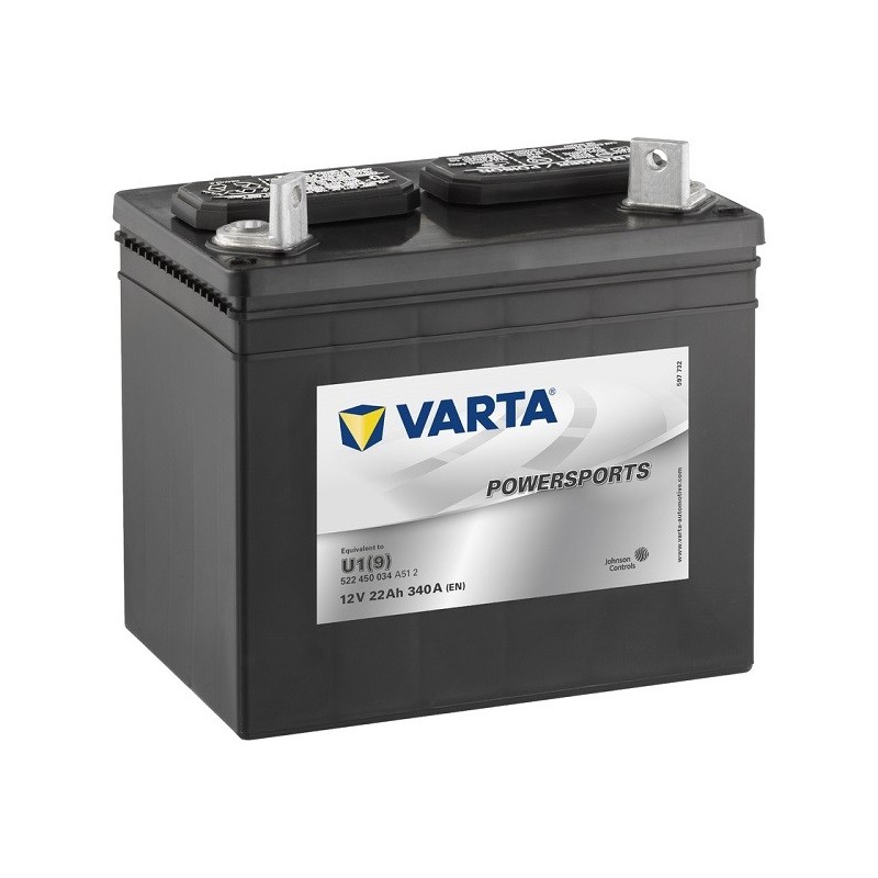 VARTA Powersports Gardening U1 12V 22Ah 340A