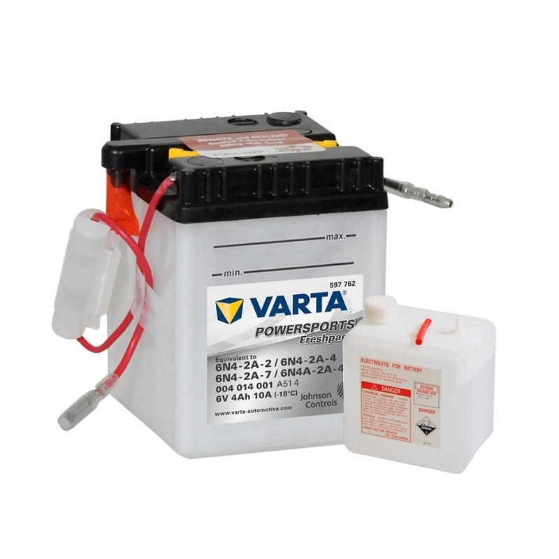 VARTA 6N4-2A-2 6v 4Ah 10A