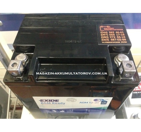 EXIDE BIKE AGM12-31 30Ah 430A