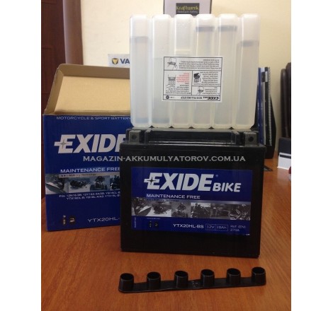 EXIDE BIKE AGM YTX20HL-BS 18Ah 270A