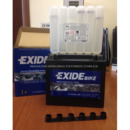 EXIDE BIKE AGM YTX20HL-BS 18Ah 270A