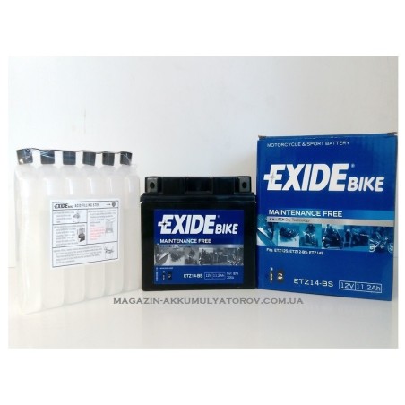 EXIDE AGM ETZ14-BS 11.2Ah 205A (Оригинал)