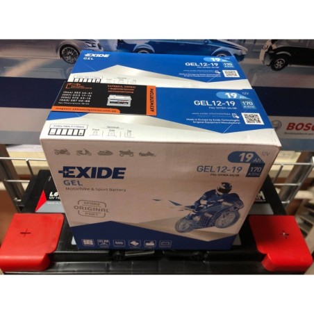 EXIDE BIKE GEL 12-19 12v 19Ah 170A