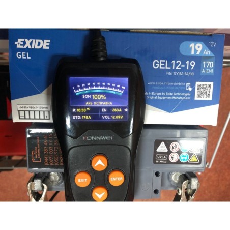 EXIDE BIKE GEL 12-19 12v 19Ah 170A