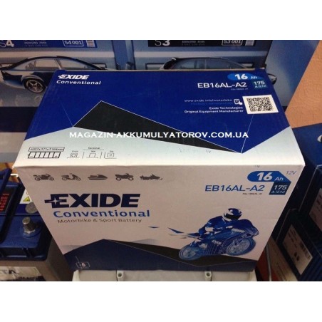 EXIDE EB16AL-A2 12v 16Аh 175A