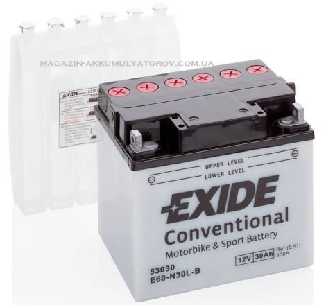 EXIDE BIKE E60-N30L-A 30Ah 300A