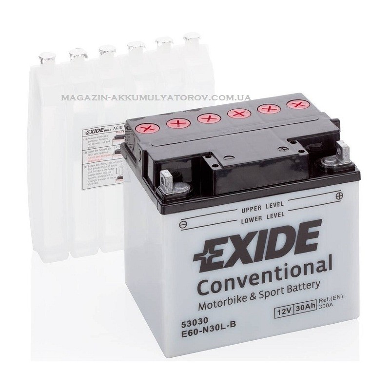 EXIDE BIKE E60-N30L-A 30Ah 300A