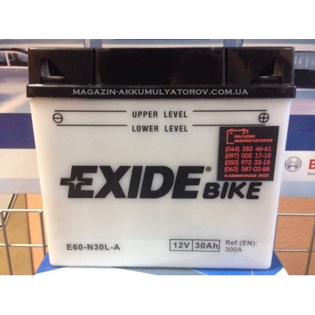 EXIDE BIKE E60-N30L-A 30Ah 300A