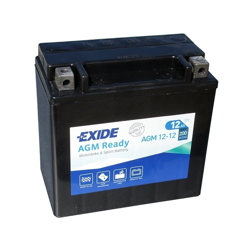 Аккумулятор EXIDE AGM Ready AGM12-12 12v 12Ah 200A Оригинал