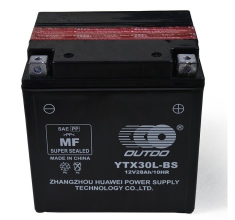 Аккумулятор Outdo YTX30L-BS 12v 28Аh 300А