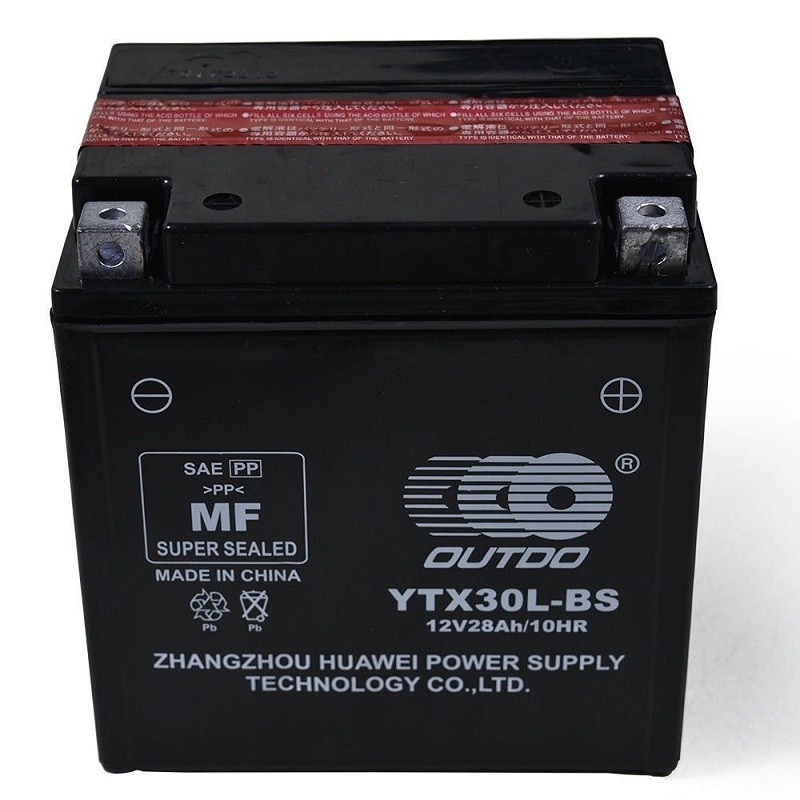 Аккумулятор Outdo YTX30L-BS 12v 28Аh 300А