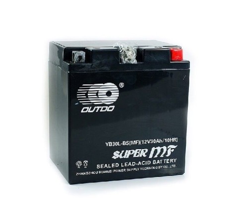 Аккумулятор Outdo YB30L-BS 12v 30Аh 300А