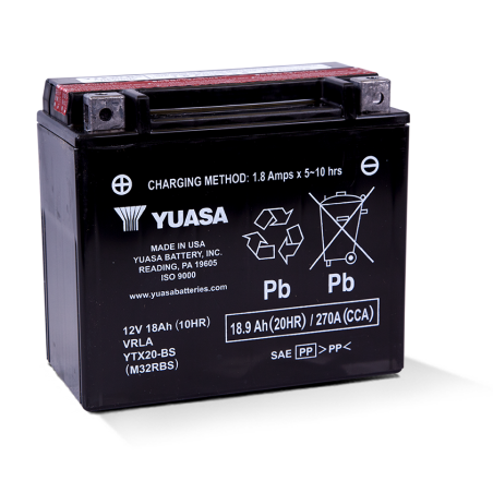 YUASA YTX20-BS / YTX20H-BS 12V 18Ah 270A
