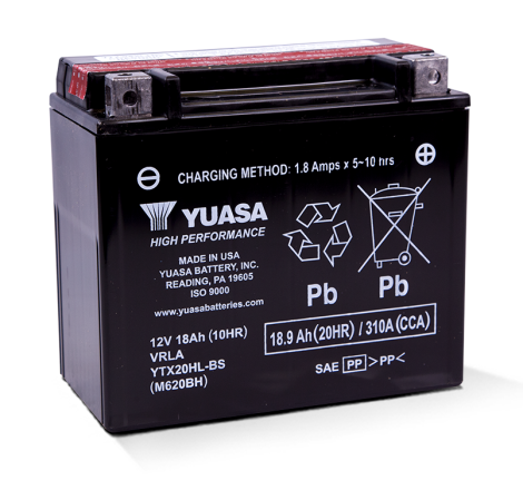 YUASA YTX20L-BS 18.9Ah 310A