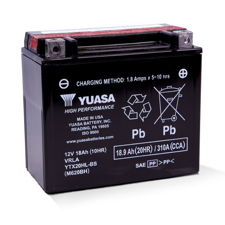 YUASA YTX20L-BS 18.9Ah 310A
